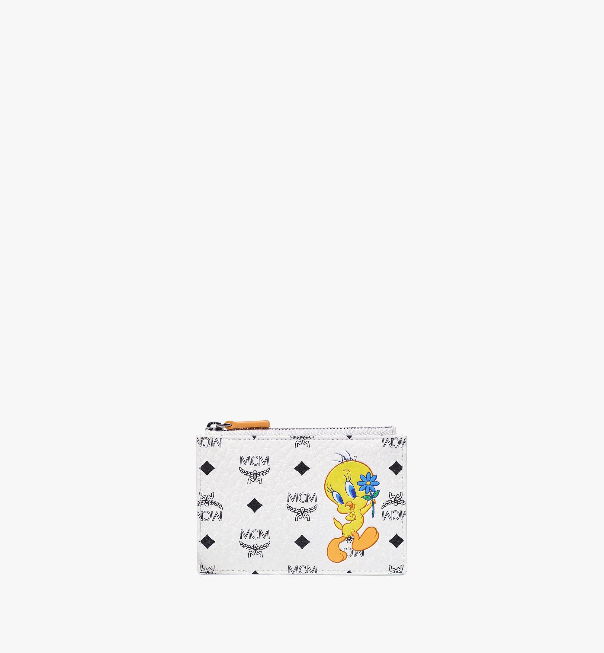 กระเป๋าใส่บัตรแบบติดซิป Looney Tunes x MCM ลาย Visetos 1
